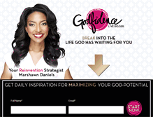 Tablet Screenshot of godfidence.com